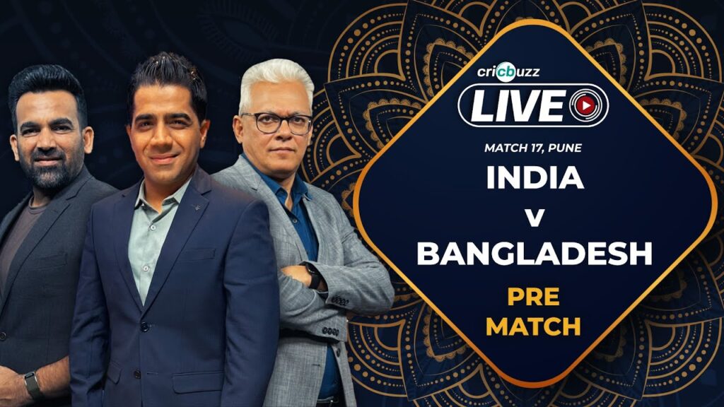 Cricbuzz Live: World Cup | India v Bangladesh, Pre-match show