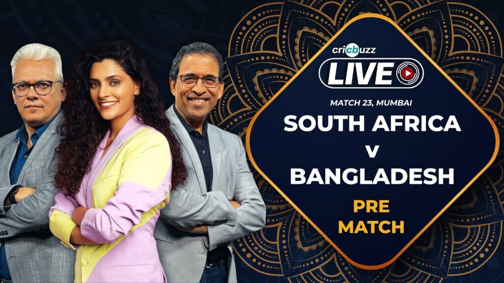 Cricbuzz Live: World Cup | South Africa v Bangladesh, Pre-match show